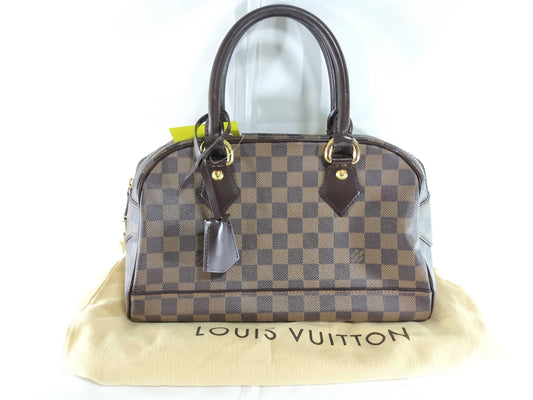 LOUIS VUITTON Damier N60008 Duomo Handbag with Cadena