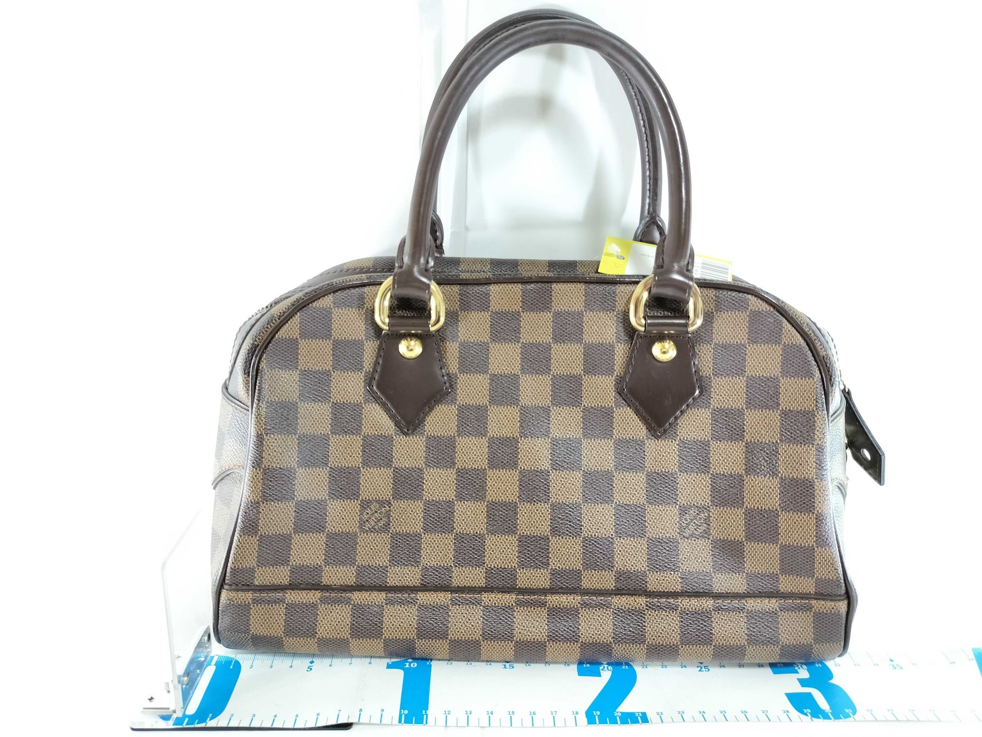 LOUIS VUITTON Damier N60008 Duomo Handbag with Cadena