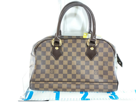 LOUIS VUITTON Damier N60008 Duomo Handbag with Cadena