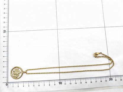 Dior logo necklace necklace