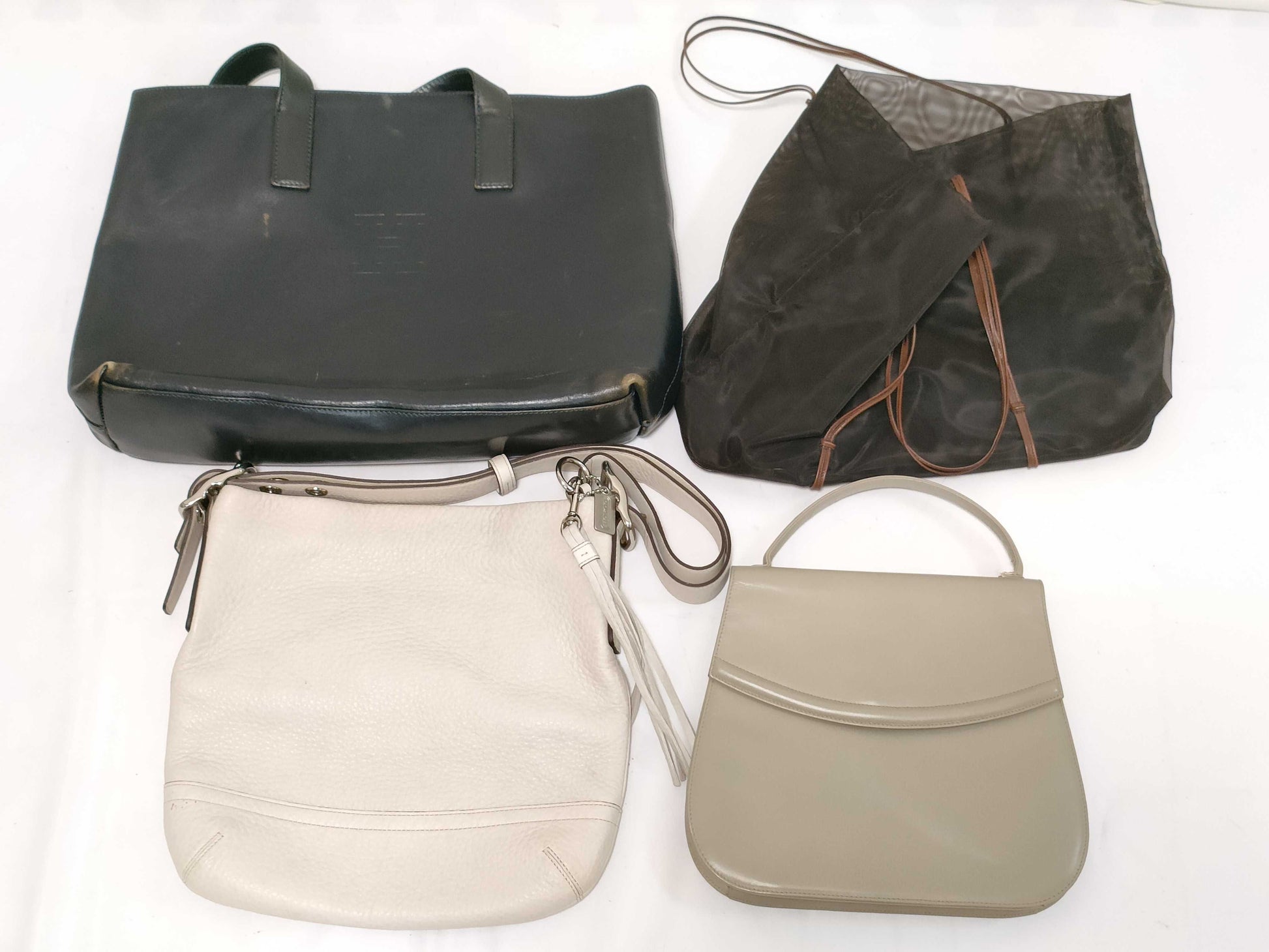 COACH/PRADA/BALLY/HIROFU 4-piece shoulder bag set