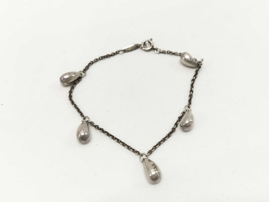 Tiffany & Co. Teardrop Bracelet, 5-Strand, SV925, 6.0g, Bracelet/Bangle
