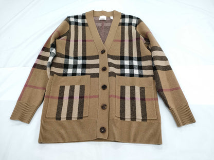 BURBERRY Nova Check Cardigan with Tags