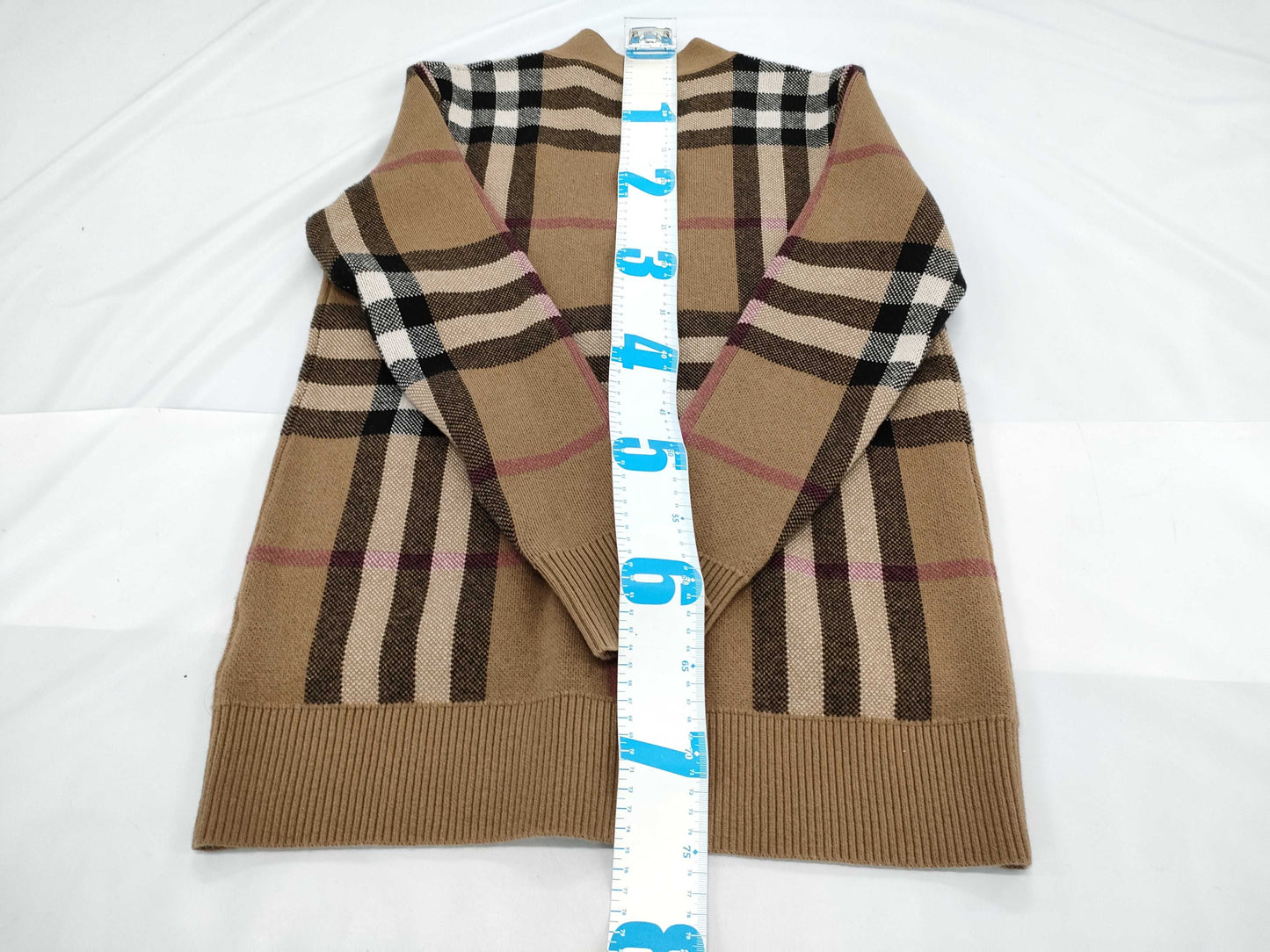 BURBERRY Nova Check Cardigan with Tags