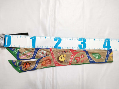 HERMES Twilly Funny Ice Cream Green/Red/Blue Scarf