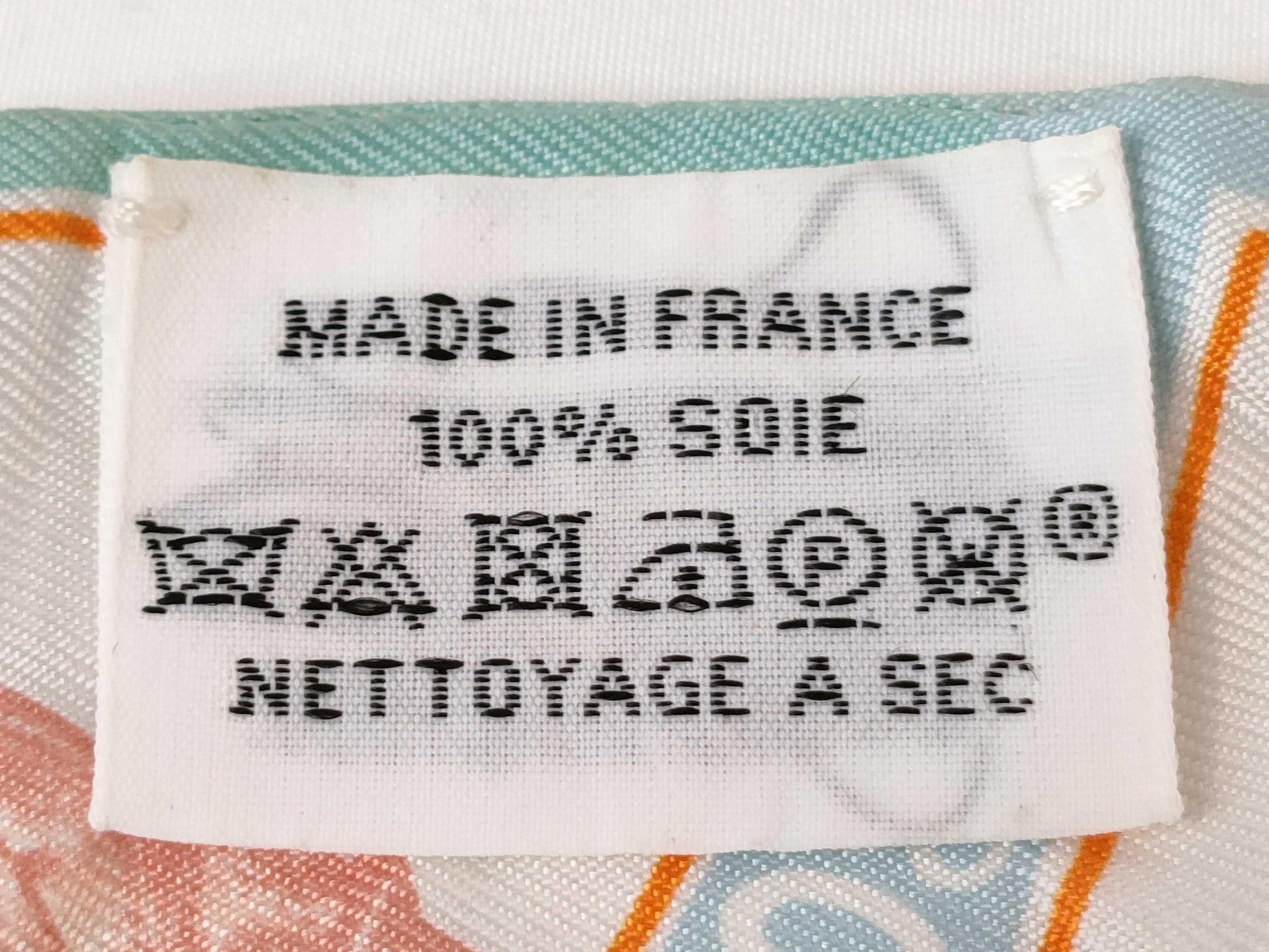 HERMES Twilly Funny Ice Cream Blue/White Scarf