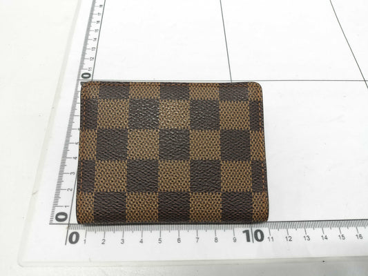 LOUIS VUITTON Damier Bifold Wallet Coin Case