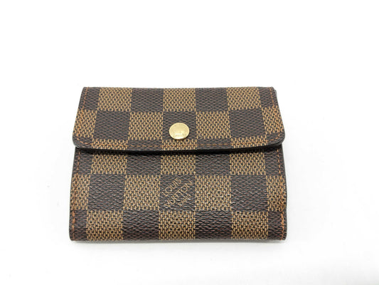 LOUIS VUITTON Damier Bifold Wallet Coin Case