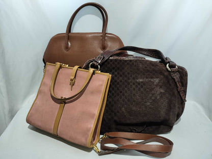 GUCCI/Celine/Ferragamo 3-piece handbag