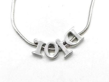 Dior logo necklace necklace
