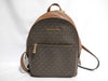 Michael Kors Backpack PVC MK Pattern Rucksack