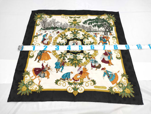 HERMES Carré 90 Joies dHiver Joies dHiver Winter Pleasure Scarf