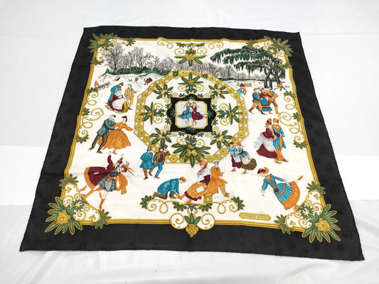 HERMES Carré 90 Joies dHiver Joies dHiver Winter Pleasure Scarf
