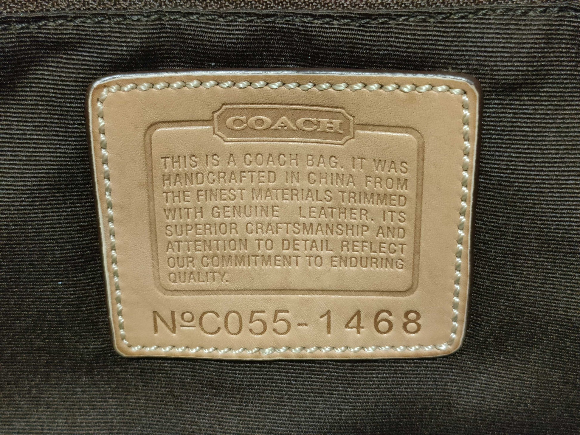 COACH Signature Coach Bag Set Handbag