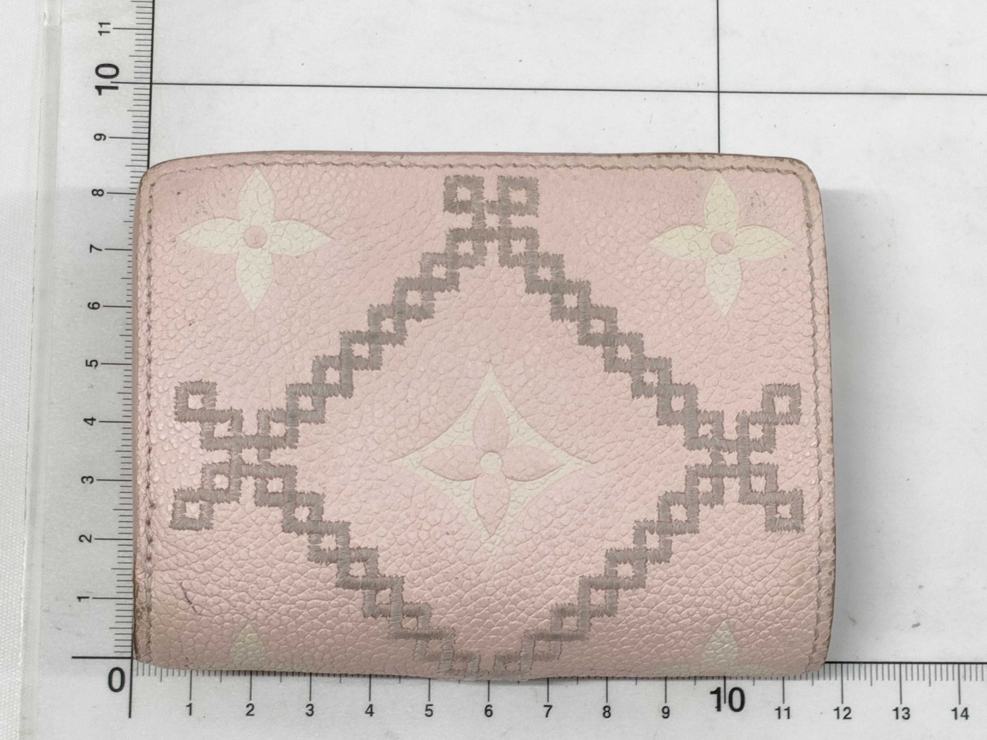 LOUIS VUITTON Monogram Empreinte Broderie Portefeuille Claire Wallet