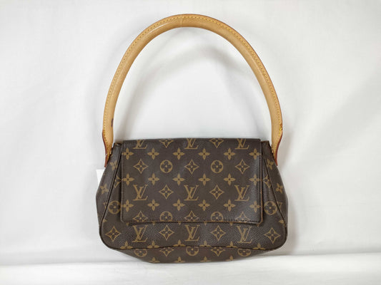 LOUIS VUITTON Monogram M51147 Mini Looping Handbag