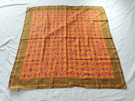 Yves Saint Laurent Jewelry Pattern Scarf