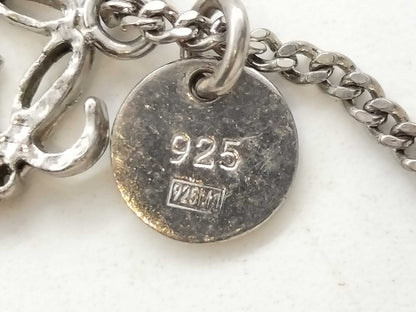 Loewe Anagram Necklace, SV925, 4.6g