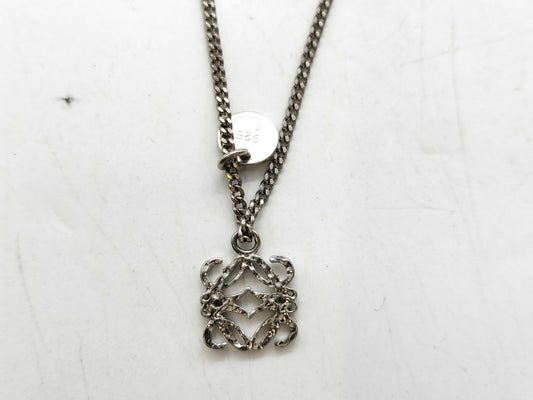 Loewe Anagram Necklace, SV925, 4.6g