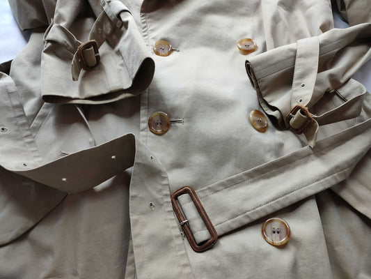 BURBERRY trench coat with Nova check lining