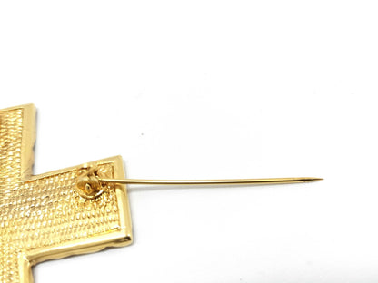 SAINT LAURENT Brooch Cross Brooch