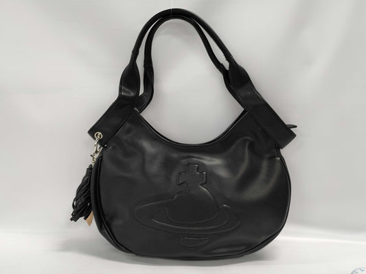  Vivienne Westwood leather one-shoulder tote bag