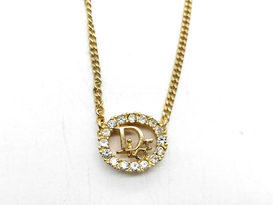 Dior logo necklace necklace