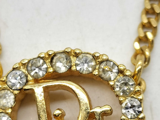 Dior logo necklace necklace