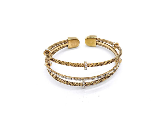 Swarovski/Gold/Rhinestone/Bangle Bracelet/Bangle