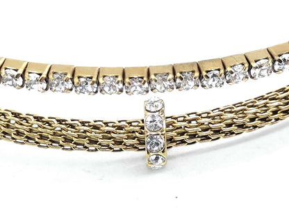 Swarovski/Gold/Rhinestone/Bangle Bracelet/Bangle