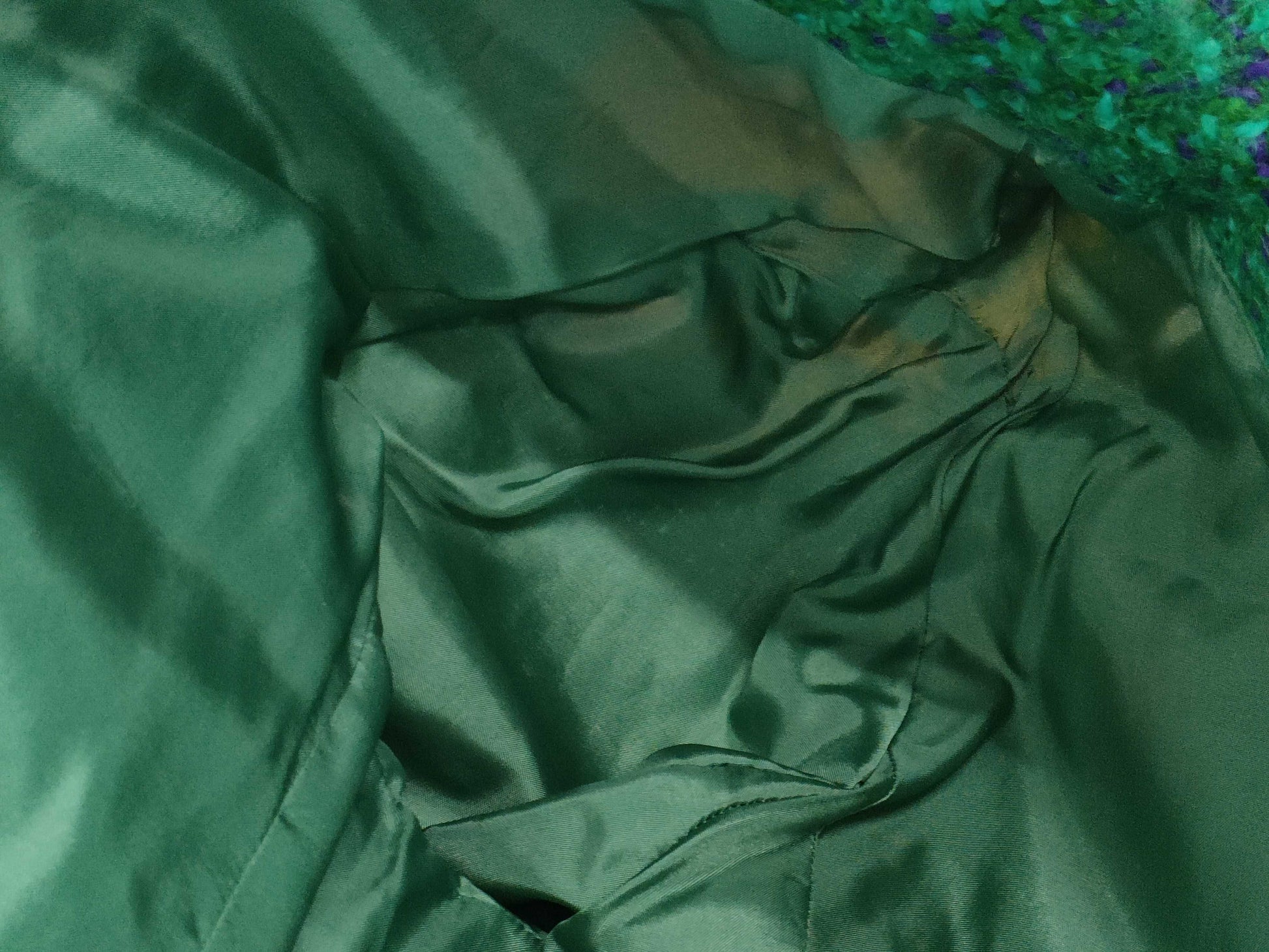 CELINE Tweed Jacket Green Jacket