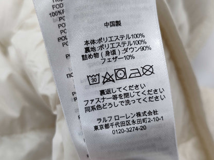 Ralph Lauren White Down Jacket