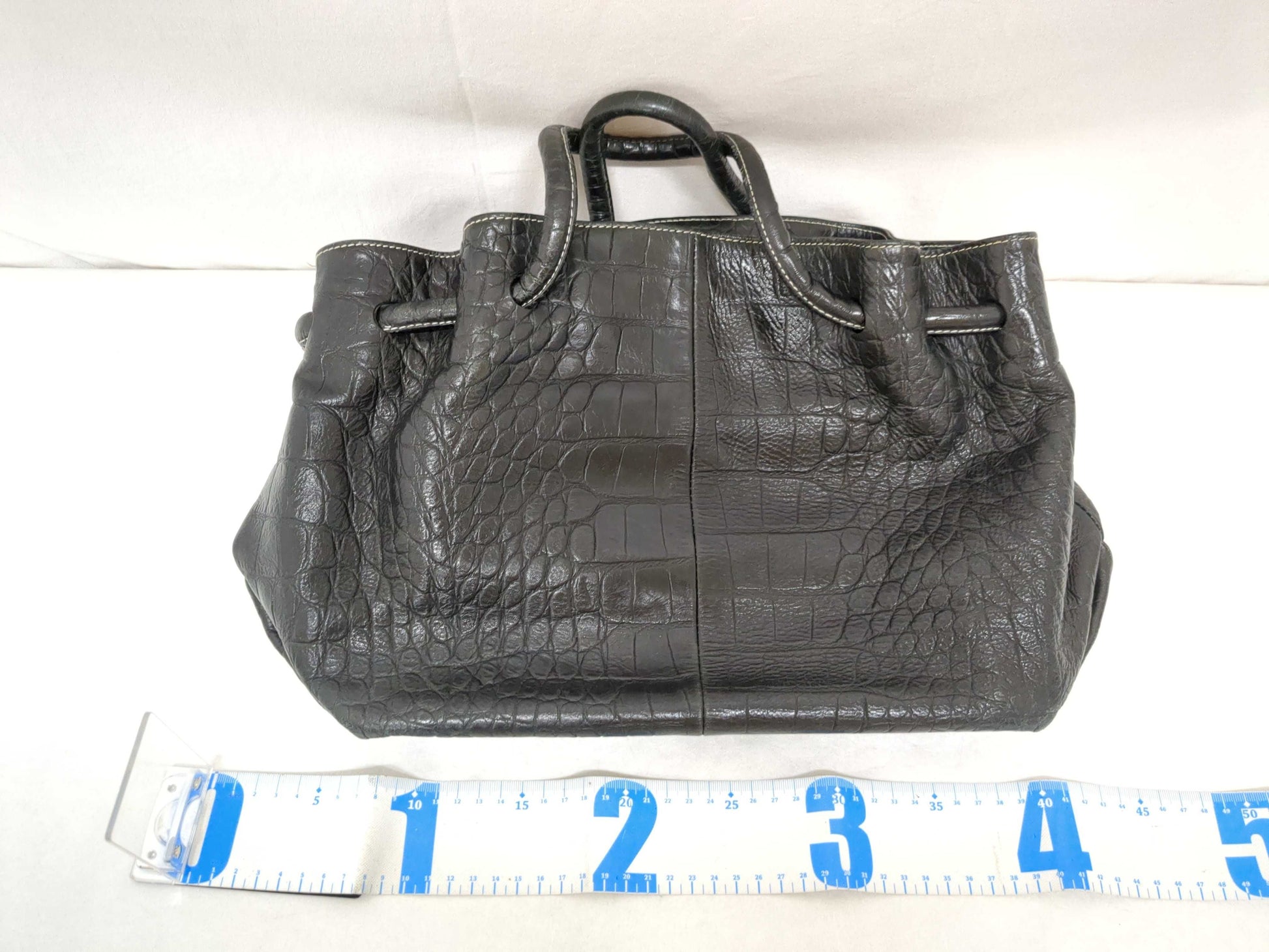 COACH Leather Backset Handbag