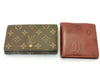 LOUIS VUITTON Monogram Cartier/Folding Wallet*2 Wallet