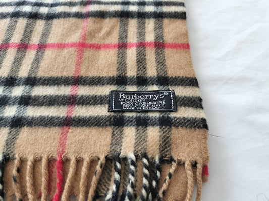 BURBERRY Check Scarf