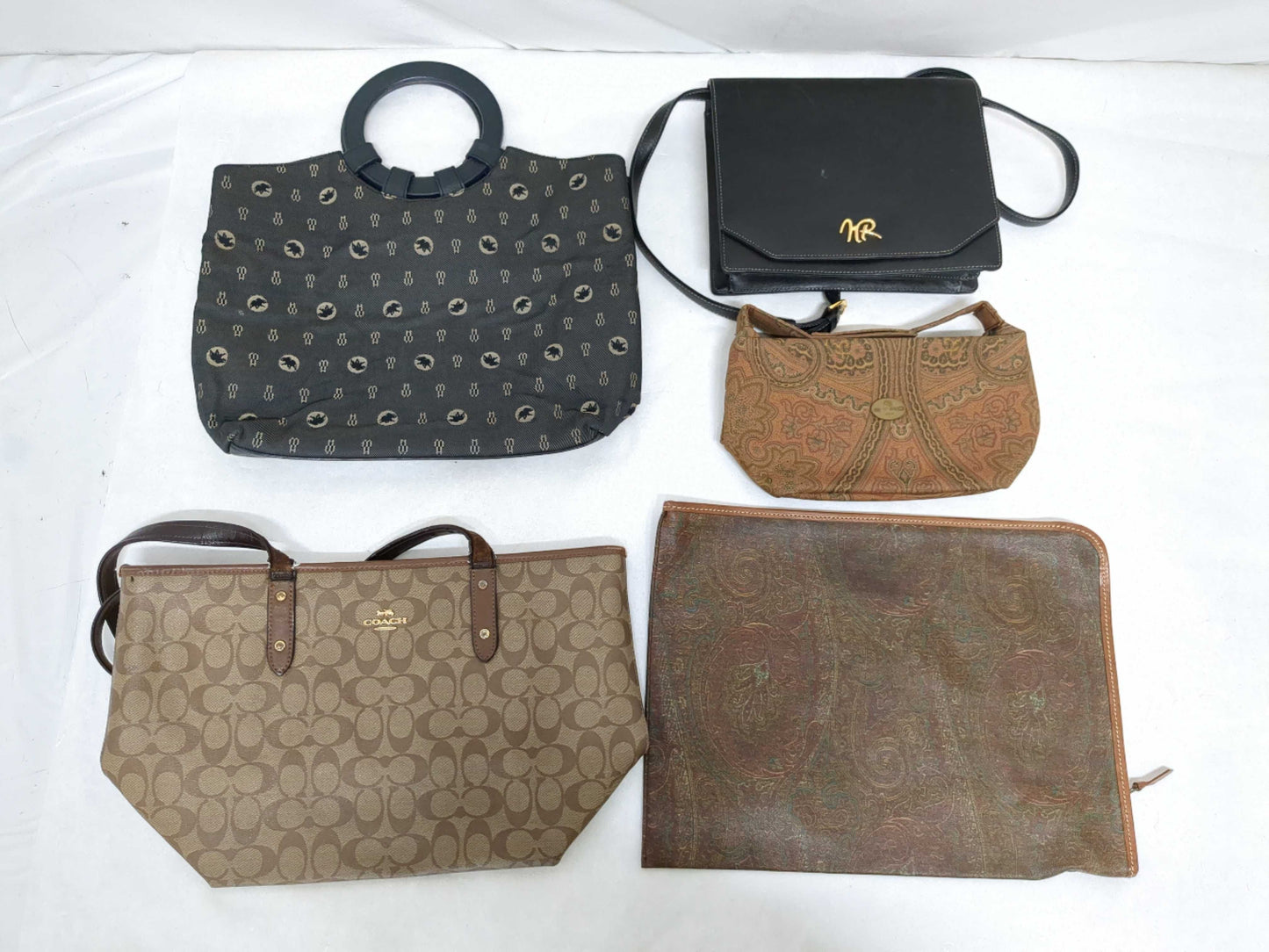 COACH Signature Coach/Etro and others 5 points shoulder bag