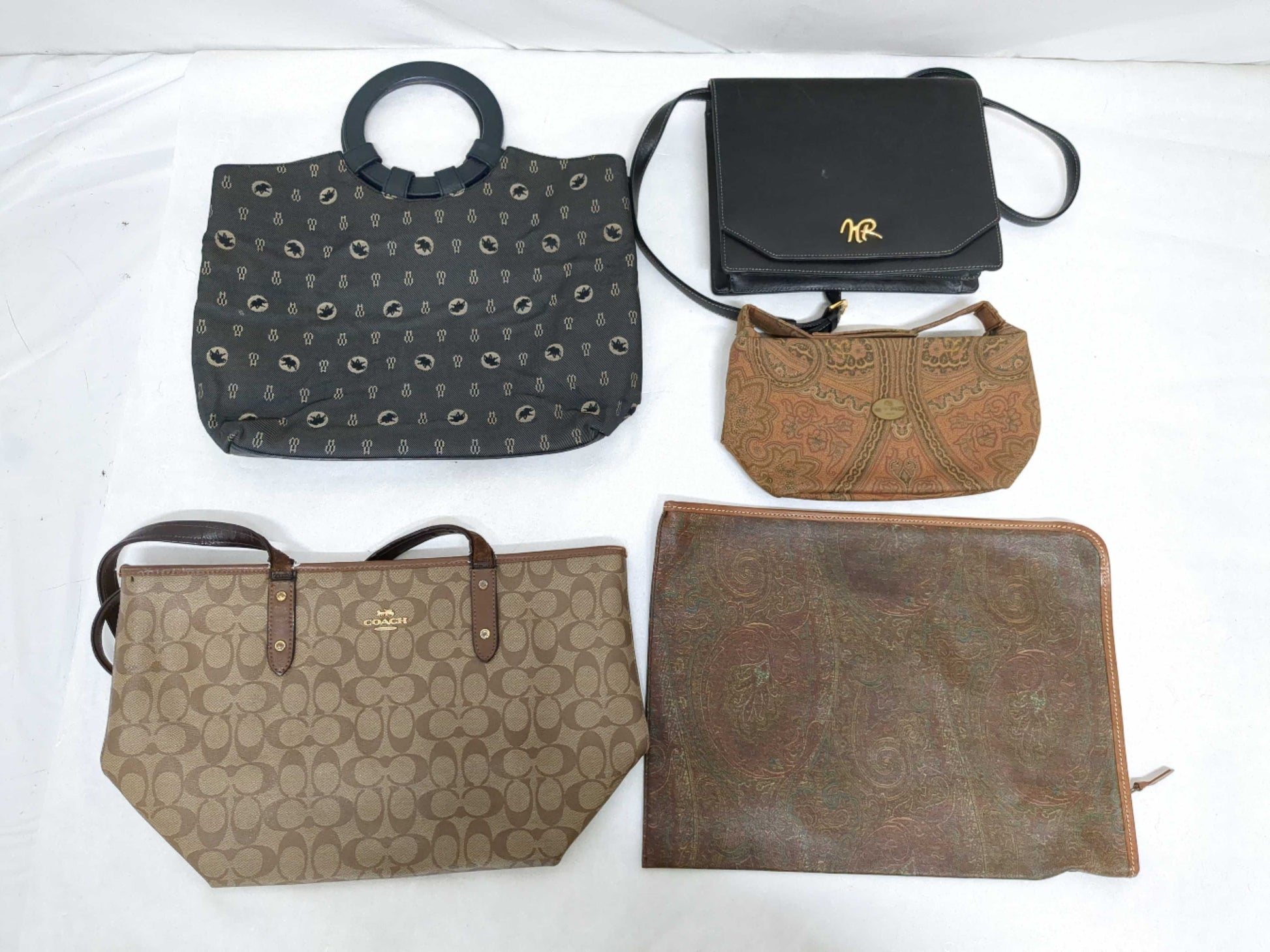 COACH Signature Coach/Etro and others 5 points shoulder bag