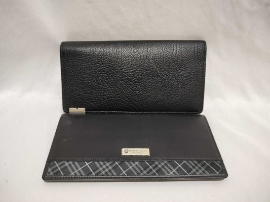 BURBERRY Wallet BURBERRY Leather/Black Label Check Wallet