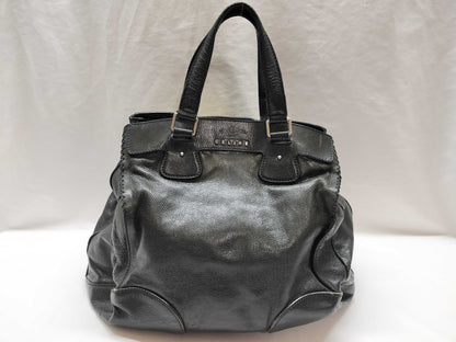 CELINE Leather Handbag Black Handbag