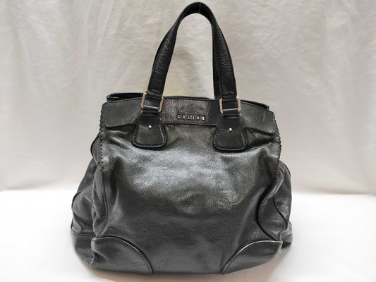 CELINE Leather Handbag Black Handbag