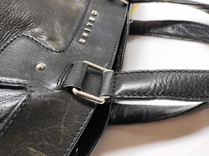 CELINE Leather Handbag Black Handbag
