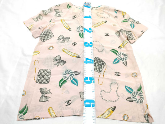 CHANEL 96P Silk Tops Tops