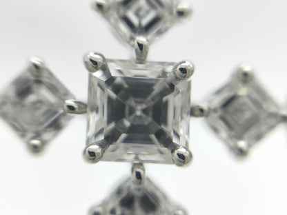 HARRY WINSTON Cross Diamond PT950 10.3g Necklace