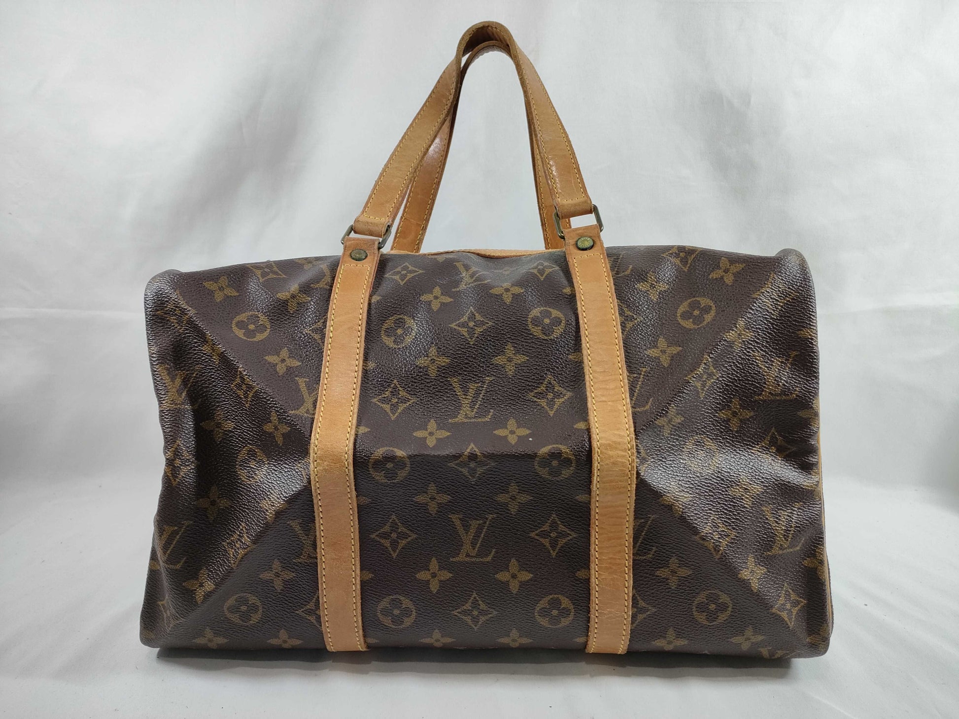 LOUIS VUITTON Monogram M41626 Saxe Subtle 35 Boston Bag