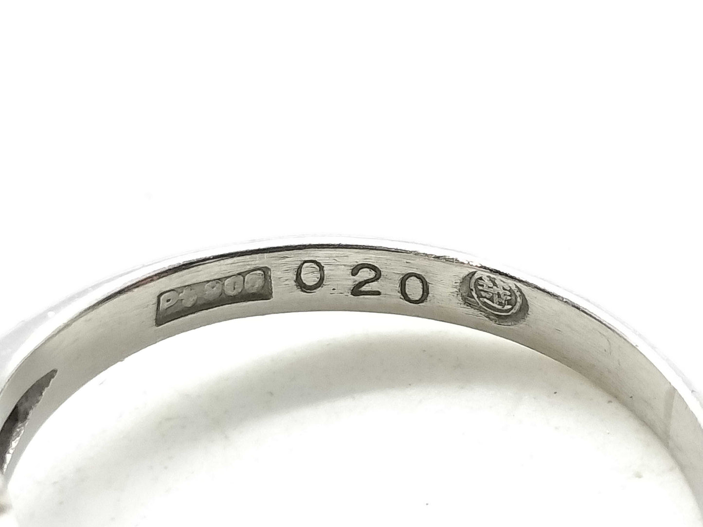 Mitsukoshi D 0.20ct/0.20ct Pt900 4.0g Ring 