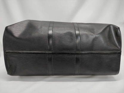 LOUIS VUITTON Epi Keepall 55 Noir Boston Bag M59142