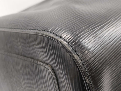 LOUIS VUITTON Epi Keepall 55 Noir Boston Bag M59142