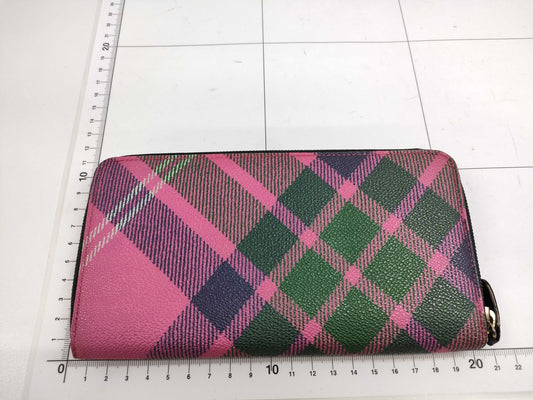 Vivienne Westwood Vivienne Westwood long wallet check pattern wallet