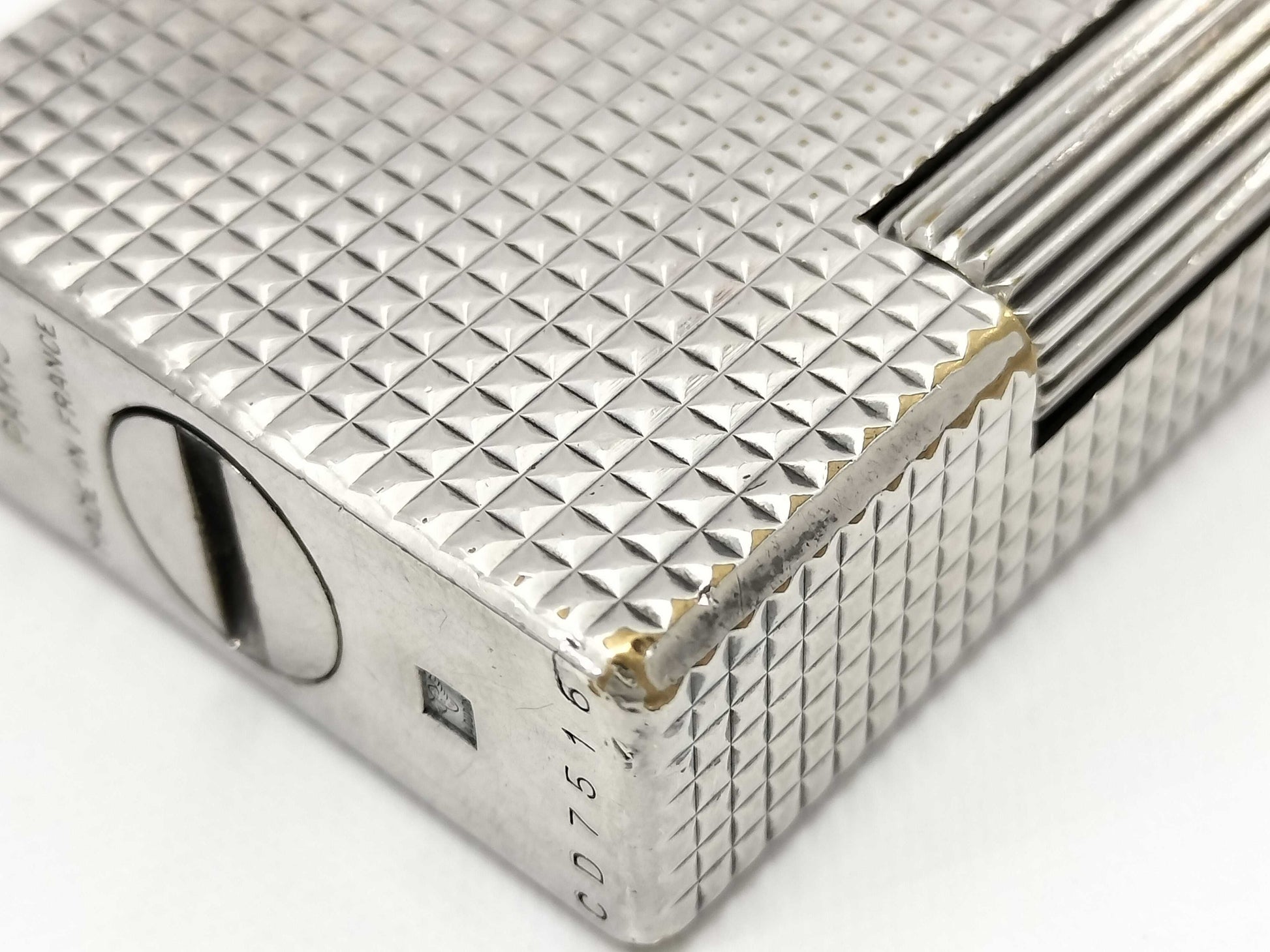 Dupont Silver Lighter Roller Lighter