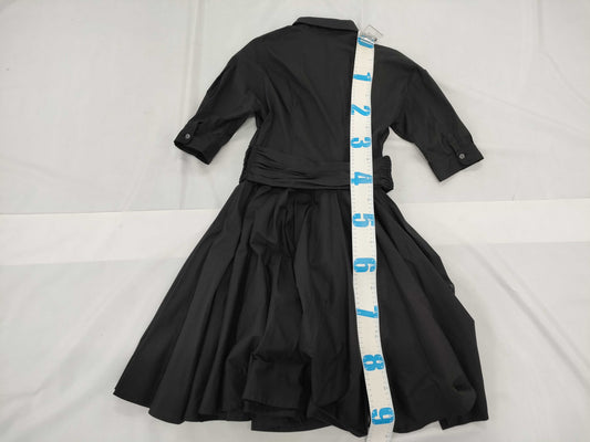 PRADA Short Sleeve Black Dress